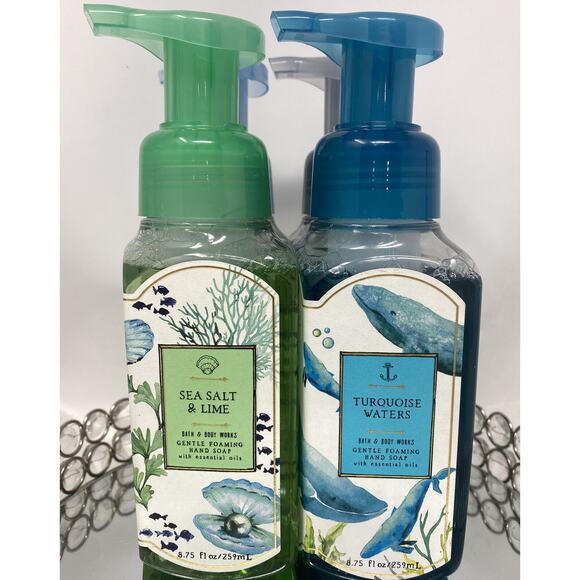 HTF Lot of 4 Bath & Body Works Hand Foaming Soap Summer Collection - Rare - Picture 2 of 6